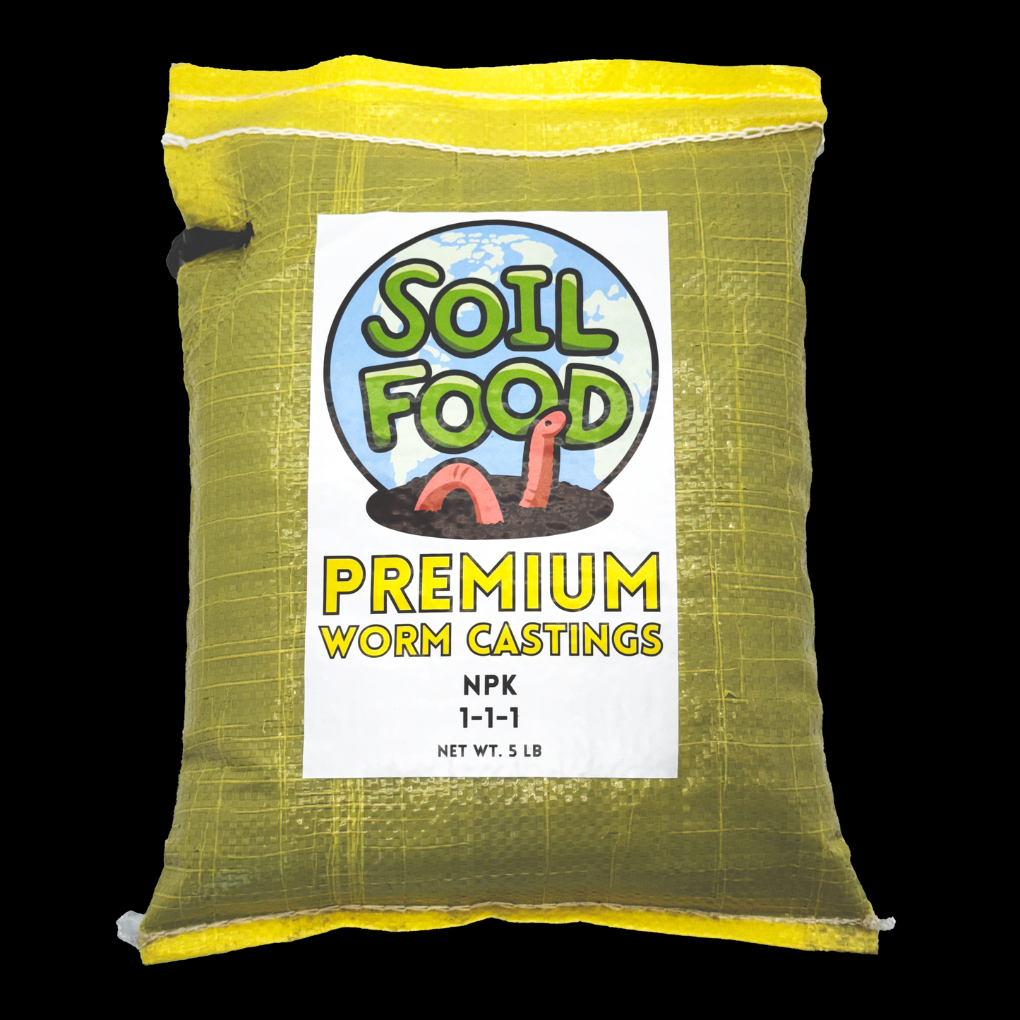 5lb Soil Food Premium Worm Castings - NPK 1-1-1