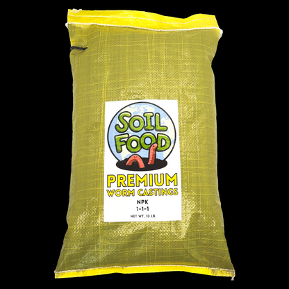 Soil Food Premium Worm Castings - NPK 1-1-1
