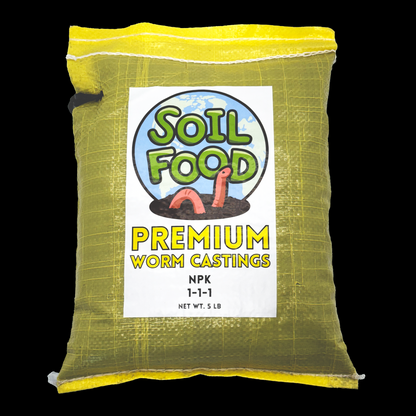 Soil Food Premium Worm Castings - NPK 1-1-1