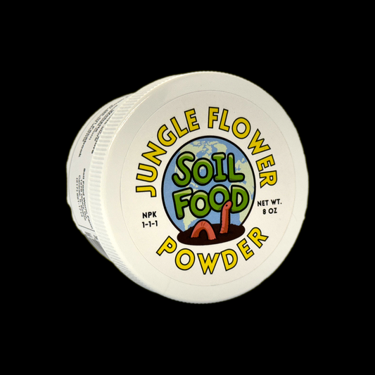 Soil Food Jungle Flower Powder 8oz – NPK 1-1-1